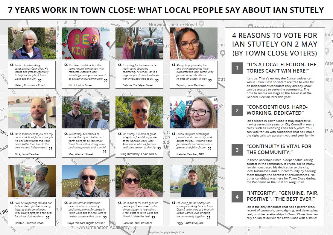 Re-elect Ian Stutely | Community Endorsements pages 2-3
